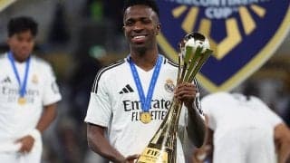 「本当に特別な一週間」初代王者に貢献で個人賞総なめのヴィニシウス、「このユニフォームで歴史を作り続けられることを願っている」