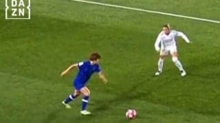 そっちに出すのか！ なでしこ20歳FW、“超絶ノールックパス”でレアル・マドリード守備陣を翻弄！「ビジョンが最高」浜野まいかに現地ファンも称賛