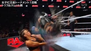 身体能力えぐっ！ 女子レスラーが“高速”回転… 斬新すぎる竜巻クロスボディが話題