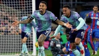 ジェズスが今季PL初弾含む2ゴールで2戦連続の躍動！　アーセナルが鎌田大地スタメンのパレスに圧勝でリーグ3戦ぶり勝利【プレミアリーグ】