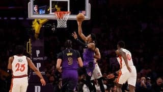 八村塁が2試合ぶり2桁得点…レイカーズはレブロンがトリプルダブルも惜敗