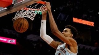NBA通算100試合目前のウェンバンヤマ…シャック、カリーを上回る記録の数々