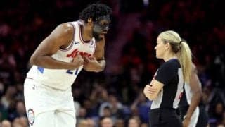 シクサーズ、ドタバタ退場劇でファンも混乱…エンビードは前半で退場もチームは勝利