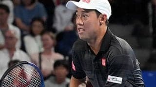 錦織圭 世界50位にストレート負け