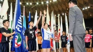 【バレー】JOC杯中学バレーが開幕。川合俊一会長が「世界で対等に戦う石川祐希や髙橋藍らが育った大会。勝っても負けてもプラスになる」と選手を激励