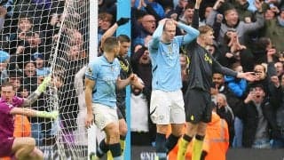 ハーランドが痛恨PK失敗…シティがエバートン相手のドローで公式戦5戦未勝利に【プレミアリーグ】