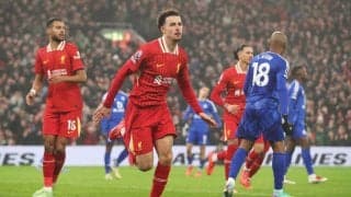 リバプールがレスターに3発逆転勝利で首位固め、遠藤航は終盤にクローザーで出場【プレミアリーグ】