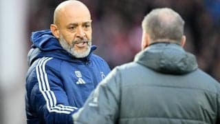 スパーズ撃破で暫定3位浮上のフォレスト、ヌーノ監督は冷静さを保つ｢まだ何も成し遂げていない｣