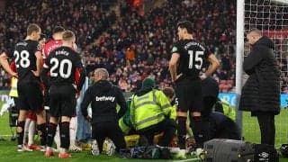 ハマーズに朗報！　脳震とうの疑いで負傷交代のGKファビアンスキは大事に至らず