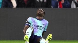 ハムストリング負傷のサカが2カ月以上の離脱へ、アーセナルに大きな痛手