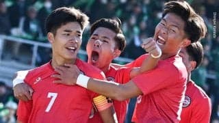 高知学園が15年ぶり1回戦突破！ 岩手代表の専大北上に2-0勝利、ハンドスプリングスローで会場沸かす【全国高校サッカー選手権大会】