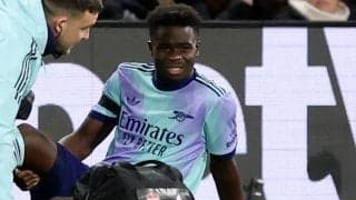 「リカバリーは始まっている」2カ月以上離脱のサカ、病床からメッセージ「より強くなって戻ってくる！」