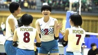 身長183㎝のルーキー山下裕子（共栄学園高） 「めっちゃいじられた」涙のスパイクを決めるまで