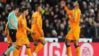 10人のマドリーがベリンガムの後半AT弾で劇的逆転勝利！バレンシアはコルベラン新監督の初陣を飾れず【ラ・リーガ】