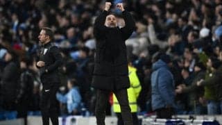 連勝シティ、グアルディオラ監督は勝って兜の緒を締める｢まだ本来のレベルにはない｣