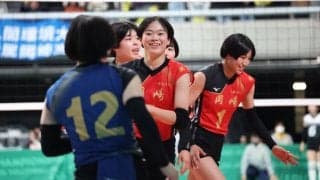 春高バレー　人間環境大岡崎が高松商にストレート勝ち　石塚春陽主将「明日につながるいい試合だった」