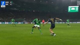 中村敬斗が「三笘った！」ビタ止めトラップ→高速シザースからの縦突破→完璧クロスで左サイドを完全翻弄した瞬間「切れ味凄まじい」