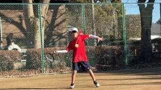 「第30回むさしの村ニューイヤージュニアテニストーナメント」U12男子8強＆女子4強が決まる