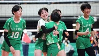 春高バレー　八王子実践が旭川志峯にストレート勝ち　市川悠乃主将「守備も攻撃もチームとしてまとまりを出して戦っていきたい」