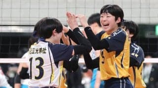 春高バレー　滋賀代表・近江兄弟社　粘り及ばず　共栄学園に初戦敗退