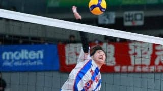 春高バレー　高橋藍も注目、洛南エース中上烈「重圧あったけど」大暴れストレート勝利　徹底マークなんの強烈バックアタック3枚ブロックの上からも炸裂