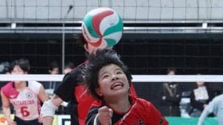 春高バレー　狭山ケ丘が初出場で記念すべき1勝　平均身長の低さもコンビネーションでカバー