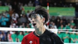春高バレー　前回準優勝の福井工大福井が3回戦に進出　エースで主将の山本快が奮闘