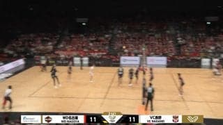 男子バレー、“衝撃落下”の驚きサーブが話題 まるで魔球な強烈サービスエースにファン大興奮