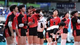 春高バレー　初出場の狭山ヶ丘はベスト8ならず　安来に逆転負け 「決め球が通用しなかった」