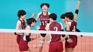 春高バレー　下北沢成徳がベスト4進出　チームの柱のイェーモン・ミャ「優勝が目標」