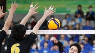 春高バレー　近江、高校3冠狙う駿台学園に敗れ4強入り逃す　監督「よく頑張った」　