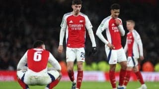 イサク＆ゴードン弾に沈んだアーセナルがホームで先勝を許す…【EFLカップ】