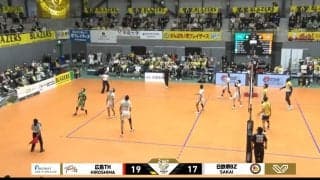 “規格外”スパイクでボールが天井に… レシーバーも“あ然”の珍事 まさかの展開に場内どよめき