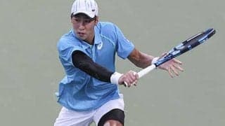  綿貫陽介 地元選手にストレート負け 