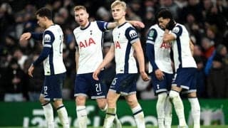 18歳スウェーデン代表MF決勝点のスパーズがリバプールに先勝、遠藤航は前半に緊急投入で安定感あるプレー【EFLカップ】