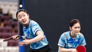 張本美和、木原美悠ペアが世界2位の大藤沙月、横井咲桜ペアと注目マッチアップ　アジア卓球でも熱戦、屈指の若手ペア同士の戦い【WTTスターコンテンダードーハ】