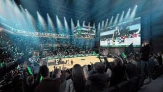 今春開業「GLION ARENA KOBE」の内観イメージ公開…神戸の選手ロッカー、クラブエリアなど