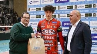 【バレー】石川祐希、新年初戦も勝利し、アタック決定率89％でMVPに「この勢いで2025年もどんどん勝ち進めるように」　イタリア1部