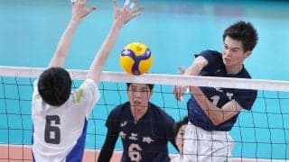 春高バレー　兵庫男子・市尼崎、駿台学園の壁高く　15年ぶりの決勝進出ならず