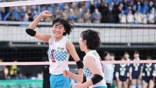 春高バレー　秋本美空42得点「死ぬ気でやろう」と仲間を鼓舞　共栄学園、就実の連覇打ち砕き19大会ぶりV王手　女子9大会ぶり東京決戦