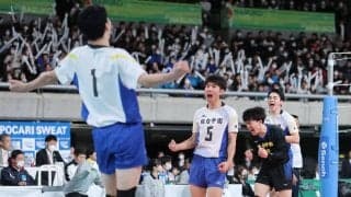 春高バレー　駿台学園、3連覇＆〝高校三冠〟まであと1勝　東福岡との決勝へ三宅綜大「今年は下級生のためにも試合ができたら」