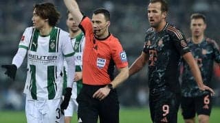 バイエルンがケインPK弾で新年白星スタート！　ボルシアMGは板倉滉や守護神ニコラス奮闘も連勝ストップ【ブンデスリーガ】