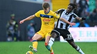 守勢のアタランタがウディネーゼにゴールレスドロー、首位奪還ならず【セリエA】