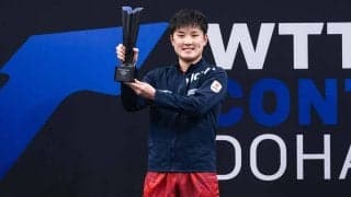 「第1シードが期待通りの活躍」張本智和、貫録の2025年初優勝にWTT公式も賛辞　4年ぶりのドーハ大会Vに「栄光を再び手にした」