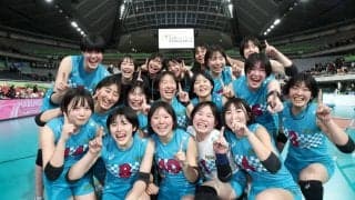 春高バレー　共栄学園メンバー18人の歓喜の声　東京対決を制して19大会ぶり3度目V