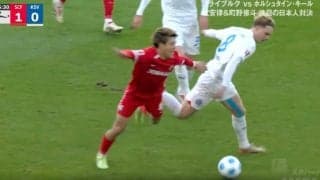 堂安律、何をやった？ 相手をハメた“一瞬の動き”「エグすぎる」 解説者が絶賛… 体を張ってファウルを誘発したプレー「参考になる」