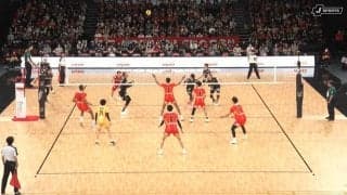 それ打たない？ 世界最高峰アタッカーが“まさか”の選択 驚きの反射神経が生んだ豪快スパイクにアリーナ沸騰