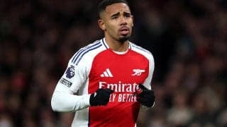 負傷交代のFWガブリエウ・ジェズスは前十字じん帯断裂の可能性…負傷者続出のアーセナルは補強を計画か