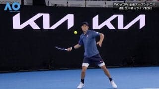 アリーナがどよめいた！ 錦織圭の“高速ウィナー”に場内喝采…時速152キロを計測「よくかわしながら…」放送席も称賛