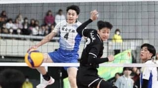 【バレー】駿台学園が東福岡にストレート勝利で3連覇！　共栄学園とともに東京代表がアベック優勝　春高バレー男子決勝